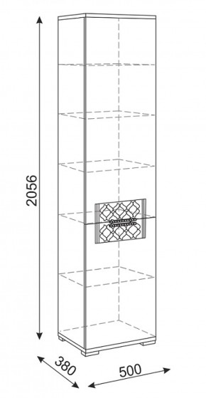 Стенка Тиффани (М 05-05-09-11-12-13-14) (Риннер) в Качканаре - kachkanar.mebel-e96.ru