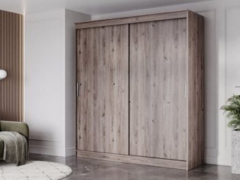 Шкаф-купе 2000 мм Гранд-1 ЛДСП, дуб горный (Эра) в Качканаре - kachkanar.mebel-e96.ru