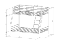 Кровать 2-х ярусная Гранада-2Я в Качканаре - kachkanar.mebel-e96.ru