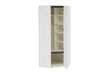 Шкаф 2С угловой Гретта крафт белый (Памир) в Качканаре - kachkanar.mebel-e96.ru