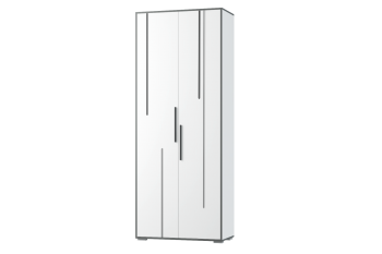 Шкаф 2 дв. Грей (УНИ) (МЛК) в Качканаре - kachkanar.mebel-e96.ru