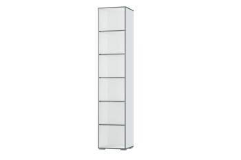 Шкаф 1 дв. Грей (УНИ) (МЛК) в Качканаре - kachkanar.mebel-e96.ru