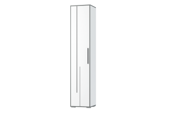 Шкаф 1 дв. Грей (УНИ) (МЛК) в Качканаре - kachkanar.mebel-e96.ru