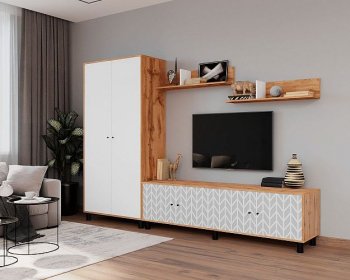 Стенка HYGGE комп.2 зигзаги (Мама) в Качканаре - kachkanar.mebel-e96.ru