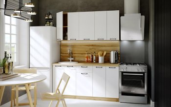 КУхонный гарнитур Хелмер 1600 мм (Сурская) в Качканаре - kachkanar.mebel-e96.ru