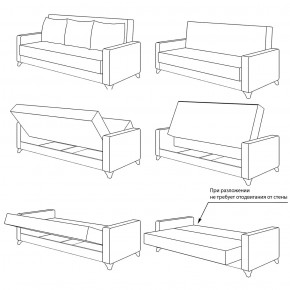 Ирис диван-книжка+кресло, ткань ТД 960 в Качканаре - kachkanar.mebel-e96.ru