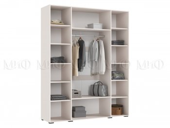 Шкаф 1800 мм Ирис с антресолью кашемир (Миф) в Качканаре - kachkanar.mebel-e96.ru