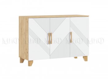 Спальный гарнитур Ирис крафт/белый, модульный (Миф) в Качканаре - kachkanar.mebel-e96.ru