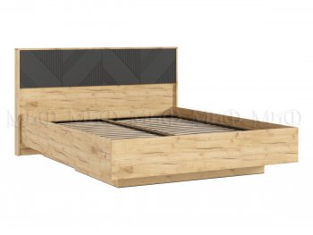 Кровать парящая Ирис крафт/графит(Миф) в Качканаре - kachkanar.mebel-e96.ru | фото