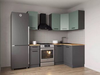 Кухонный гарнитур угловой Изумруд 2000х1200 в Качканаре - kachkanar.mebel-e96.ru