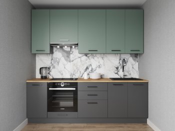 Кухонный гарнитур Изумруд 2400 мм Sanvut в Качканаре - kachkanar.mebel-e96.ru