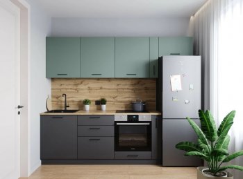 Кухонный гарнитур Изумруд 2550 мм (Санвут) в Качканаре - kachkanar.mebel-e96.ru