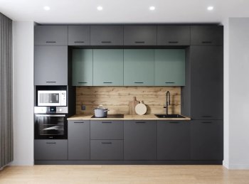 Кухонный гарнитур Изумруд 3400 мм (Санвут) в Качканаре - kachkanar.mebel-e96.ru