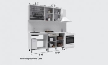 Кухонный гарнитур Кантри 1600 мм (Текс) в Качканаре - kachkanar.mebel-e96.ru