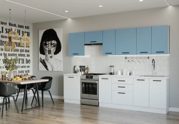 Кухонный гарнитур Капри 3000 мм ЛДСП/МДФ (Санвут) в Качканаре - kachkanar.mebel-e96.ru