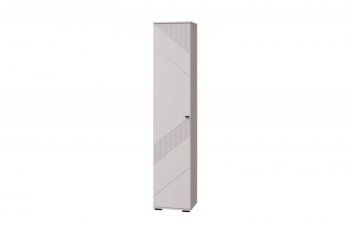 КАШЕМИР-прихожая Шкаф с 1дв. для платья и белья (выдв.штанг) (МЛК) в Качканаре - kachkanar.mebel-e96.ru