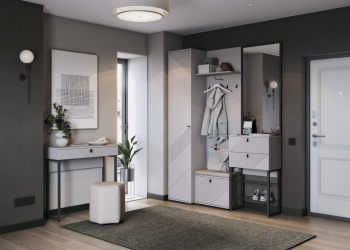 Прихожая Кашемир модульная (МЛК) в Качканаре - kachkanar.mebel-e96.ru