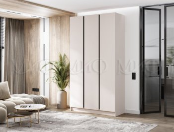 Шкаф 1200 мм 3-х ств. Келвин кашемир (Миф) в Качканаре - kachkanar.mebel-e96.ru