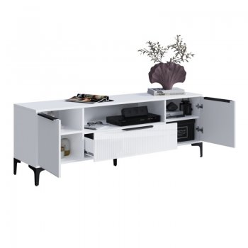 Тумба ТВ на 1650 Кимберли белый (Handis) в Качканаре - kachkanar.mebel-e96.ru