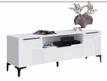 Тумба ТВ на 1650 Кимберли белый (Handis) в Качканаре - kachkanar.mebel-e96.ru