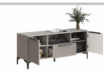 Тумба ТВ на 1350 Кимберли кашемир (Handis) в Качканаре - kachkanar.mebel-e96.ru