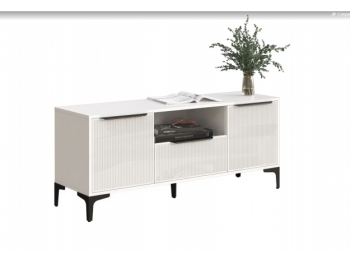 Тумба ТВ на 1350 Кимберли белый (Handis) в Качканаре - kachkanar.mebel-e96.ru