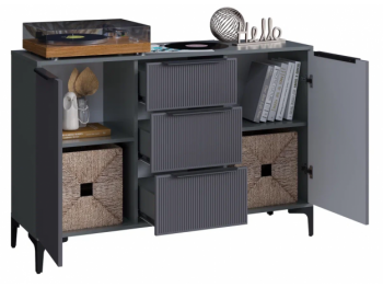 Комод Кимберли графит (Handis) в Качканаре - kachkanar.mebel-e96.ru