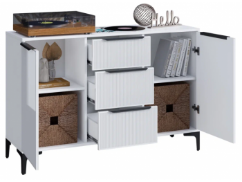 Комод Кимберли белый (Handis) в Качканаре - kachkanar.mebel-e96.ru