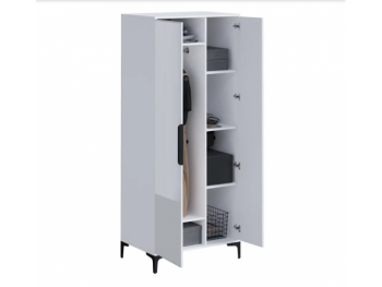 Шкаф 800 мм 2-створчатый Кимберли белый (Handis) в Качканаре - kachkanar.mebel-e96.ru