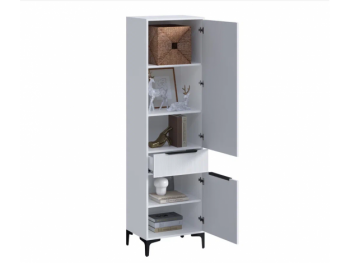 Пенал 550 мм Кимберли белый (Handis) в Качканаре - kachkanar.mebel-e96.ru