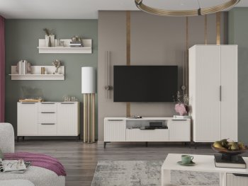 Стенка Кимберли кашемир, модульная (Handis) в Качканаре - kachkanar.mebel-e96.ru