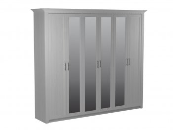 Шкаф 2700 мм 6-дверный Клер (СБК) в Качканаре - kachkanar.mebel-e96.ru