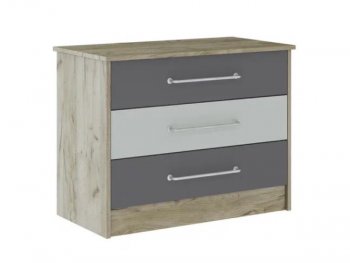Комод Колибри Лофт серый (Текс) в Качканаре - kachkanar.mebel-e96.ru