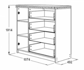 Комод-2 Ольга-13 в Качканаре - kachkanar.mebel-e96.ru