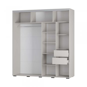 Шкаф-купе Крафт-6 кашемир 2000 мм (БТС) в Качканаре - kachkanar.mebel-e96.ru