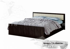 Кровать Фиеста 1400 LIGHT + Проложки ДСП (Венге/Лоредо) в Качканаре - kachkanar.mebel-e96.ru | фото