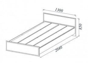 Кровать Классика 1200 в Качканаре - kachkanar.mebel-e96.ru