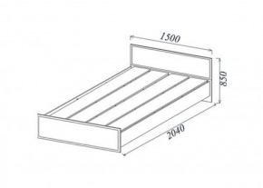 Кровать Классика 1400 в Качканаре - kachkanar.mebel-e96.ru