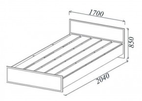 Кровать Классика 1600 в Качканаре - kachkanar.mebel-e96.ru