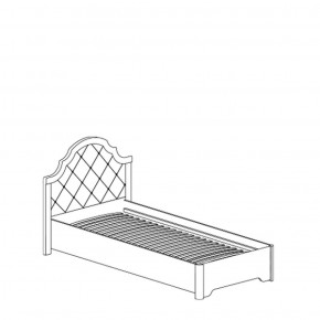 Кровать одинарная Флора 914 (Яна) в Качканаре - kachkanar.mebel-e96.ru