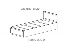 Кровать ЮНИОР (800х2000) (АстридМ) в Качканаре - kachkanar.mebel-e96.ru