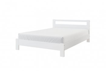 Кровать из массива Лана Белый Античный (БМ) в Качканаре - kachkanar.mebel-e96.ru