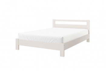 Кровать из массива Лана Льняной (БМ) в Качканаре - kachkanar.mebel-e96.ru