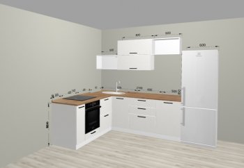 Угловой кухонный гарнитур Санвут 1516х2100 мм в Качканаре - kachkanar.mebel-e96.ru