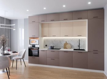 Кухонный гарнитур Латте 3400 мм (Санвут) в Качканаре - kachkanar.mebel-e96.ru