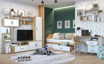 Набор детской мебели Лайт, модульный комп.2 (Гор) в Качканаре - kachkanar.mebel-e96.ru