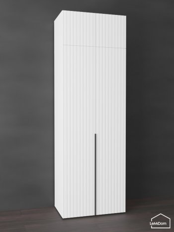 Шкаф с антресолью 800 мм Linnea MHR-2A-3 2450х800х510 (Белый-М 11.1.2) в Качканаре - kachkanar.mebel-e96.ru