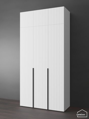 Шкаф с антресолью 1200 мм Linnea MHR-3A-1 2450х1200х510 (Белый-М 11.1.2) в Качканаре - kachkanar.mebel-e96.ru