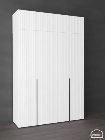 Шкаф с антресолью 1600 мм Linnea MHR-4A-1 2450х1600х510 (Белый-М 11.1.1) в Качканаре - kachkanar.mebel-e96.ru