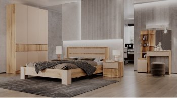 Комод 3 ящика Ленора вотан/Кашемир (Лин) в Качканаре - kachkanar.mebel-e96.ru